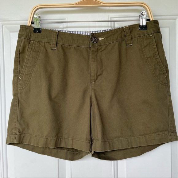Natural Reflections Pants - •Natural Reflections• Green/Brown Chino Shorts - Size 10